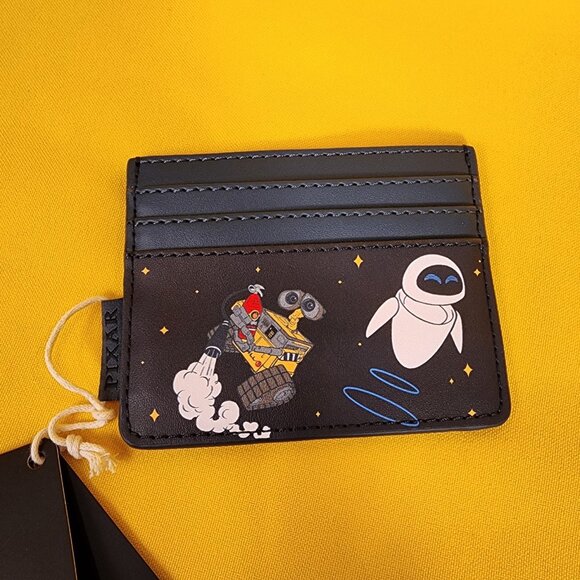 Loungefly Disney Pixar WALL-E EVE & WALL-E Flying Cardholder NEW - Picture 9 of 9
